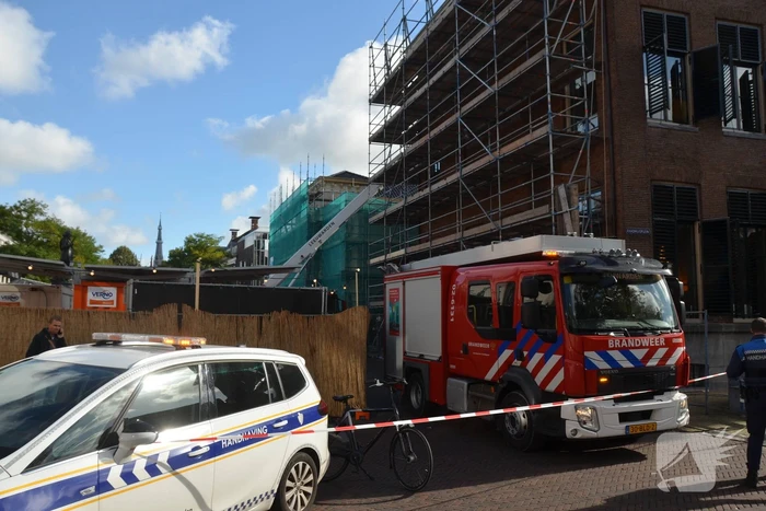Brand bij verbouwing stadhuis