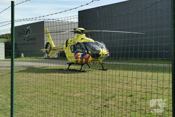 Traumahelikopter landt voor incident op bedrijventerrein