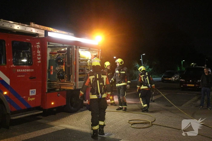 Auto beschadigd na brand