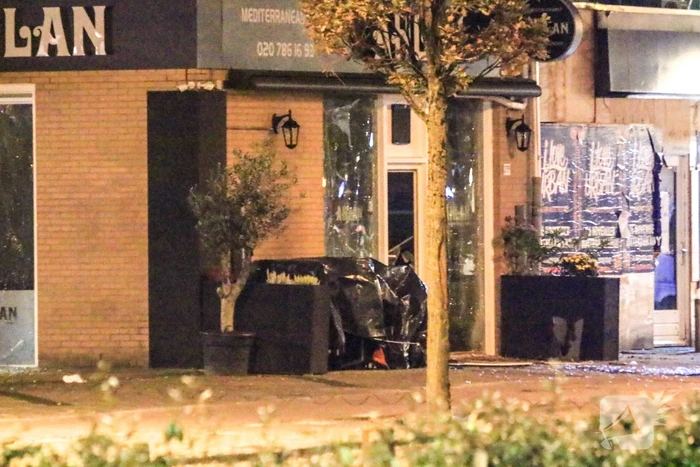 Flinke schade na explosie op restaurant