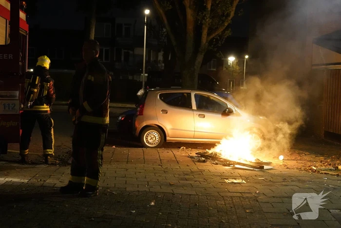 Afvalbrand snel onder controle