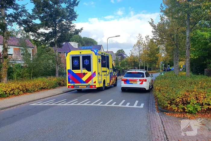 Fietsster aangereden door auto