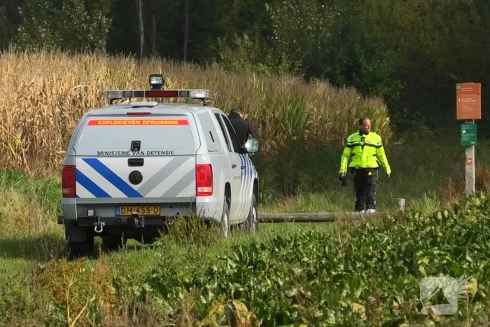 Gevonden granaten tot ontploffing gebracht