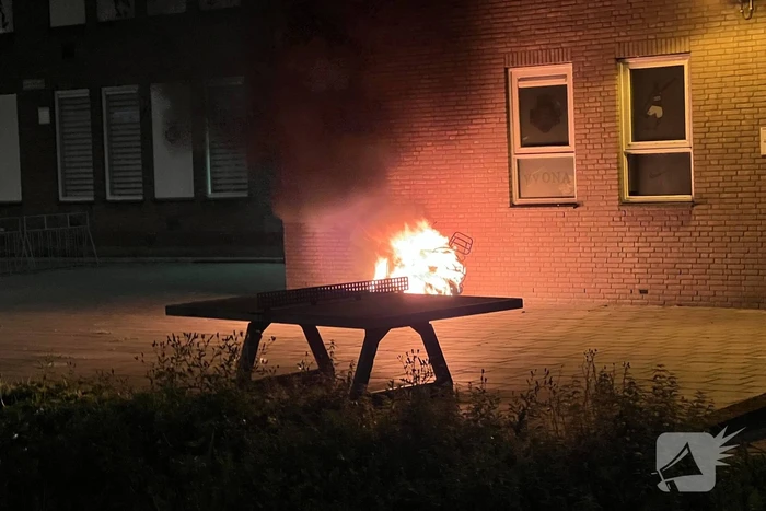 Scooter gaat in vlammen op