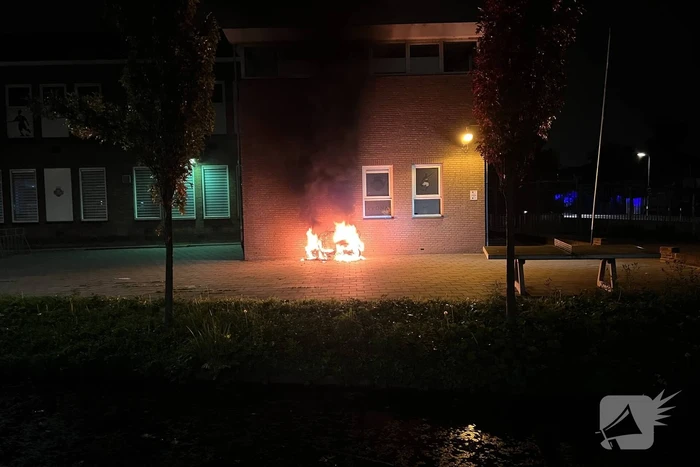 Scooter gaat in vlammen op
