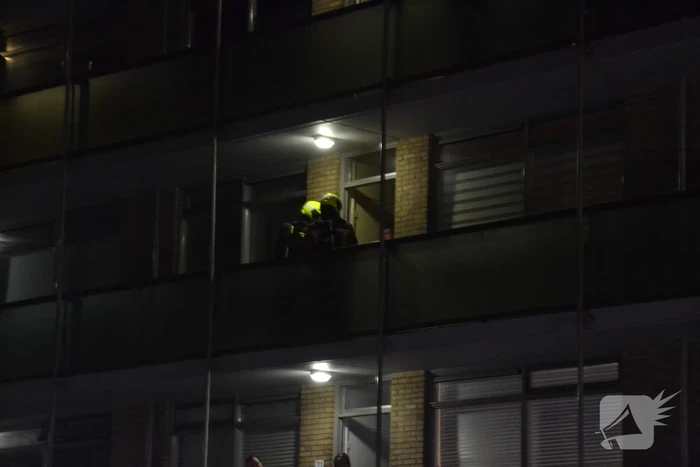 Brandweer ingezet bij brand in flatwoning