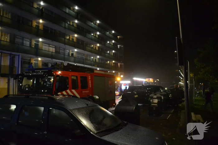 Brandweer ingezet bij brand in flatwoning