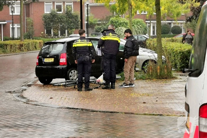Fietser en automobilist betrokken bij botsing