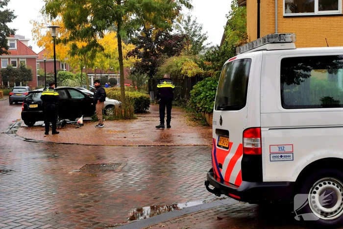 Fietser en automobilist betrokken bij botsing