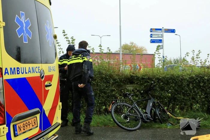 Fiets door midden bij botsing met scooter