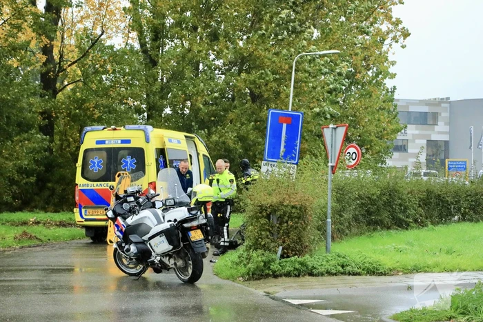 Fiets door midden bij botsing met scooter