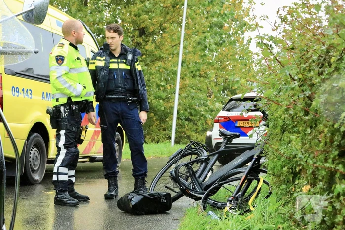 Fiets door midden bij botsing met scooter