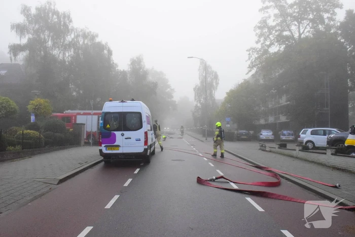 Straat afgezet na gaslekkage