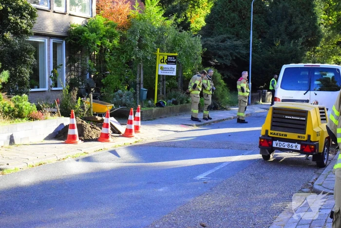 Wederom gasleiding geraakt bij aanleg van glasvezelkabel