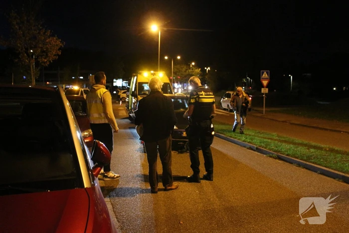 Bromfietser gewond bij botsing met automobilist