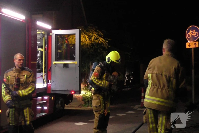 Brand in container snel geblust
