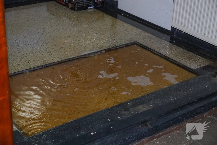 Waterleiding gesprongen bij Kunstcollectief