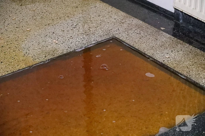 Waterleiding gesprongen bij Kunstcollectief