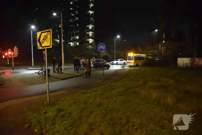 Fietser geschept door automobilist