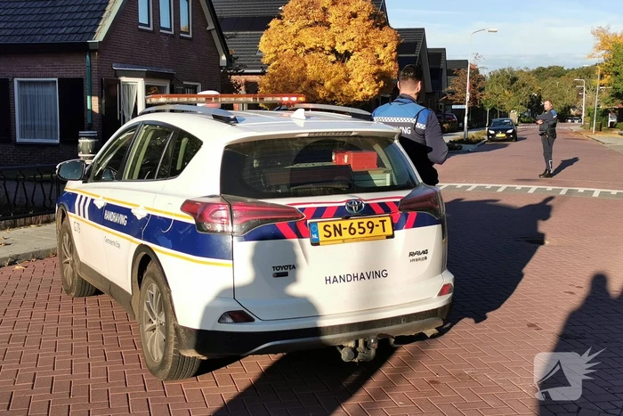 Weg afgesloten door Sinkhole
