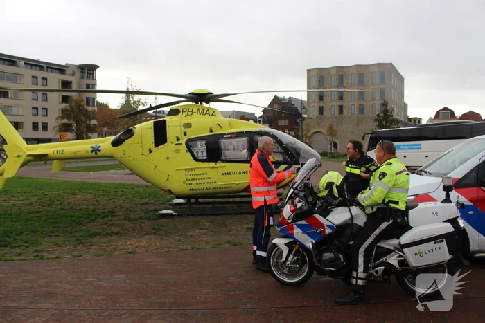 Trauma-arts per helikopter ingevlogen