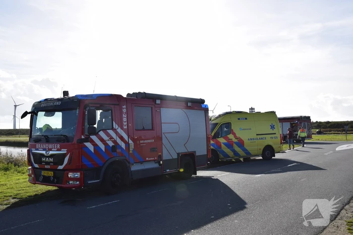 Hulpdiensten ingezet voor aangetroffen fiets naast water
