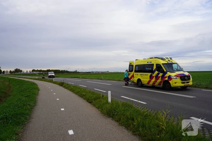 Motorrijder gewond na val