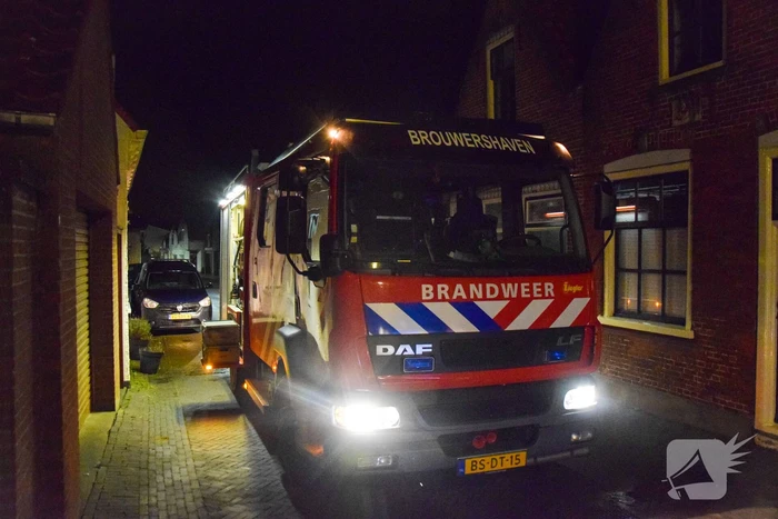 Wateroverlast in woning na zware onweersbui