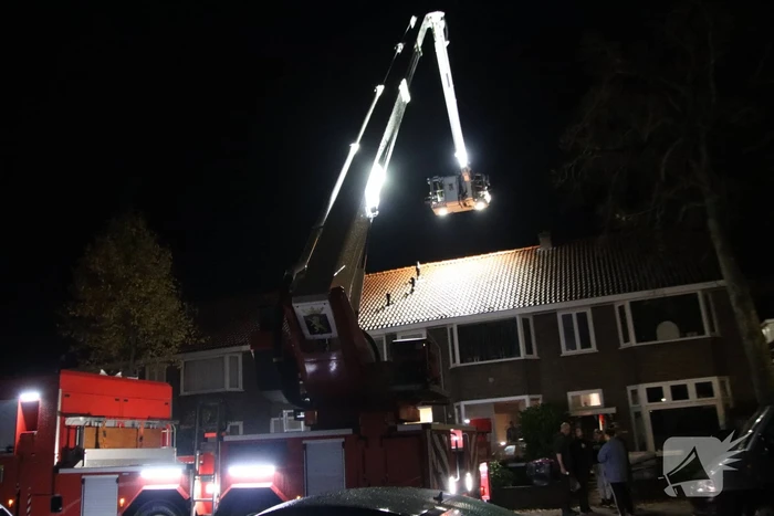 Dak beschadigd na blikseminslag