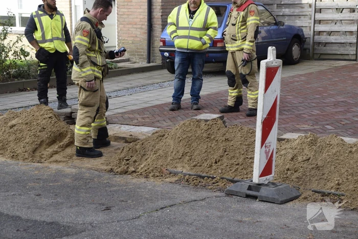 Wederom gasleiding geraakt bij aanleggen van glasvezelkabel