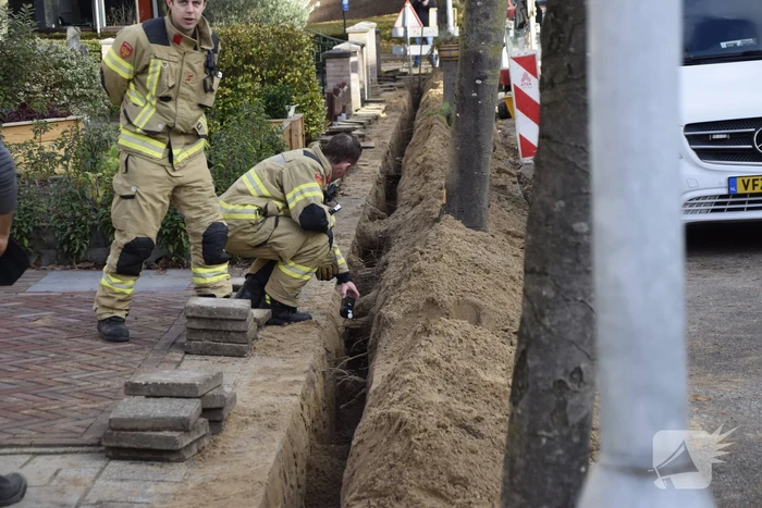 Wederom gasleiding geraakt bij aanleggen van glasvezelkabel