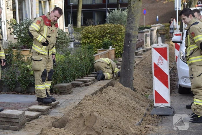 Wederom gasleiding geraakt bij aanleggen van glasvezelkabel