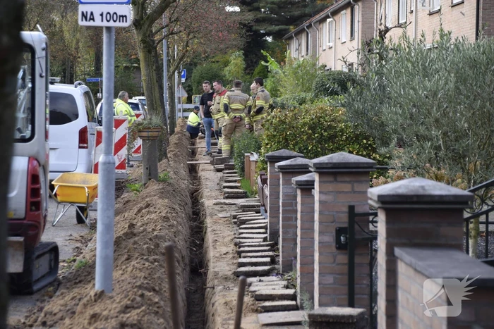 Wederom gasleiding geraakt bij aanleggen van glasvezelkabel