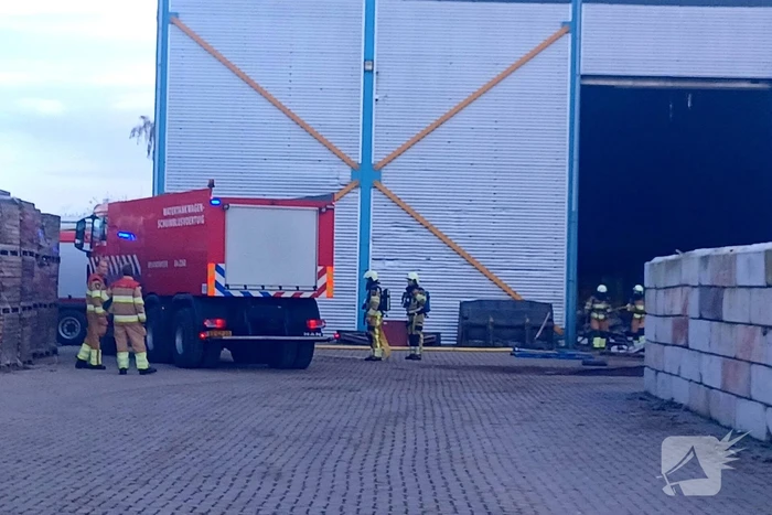 Brand in loods van recycling Van Werven