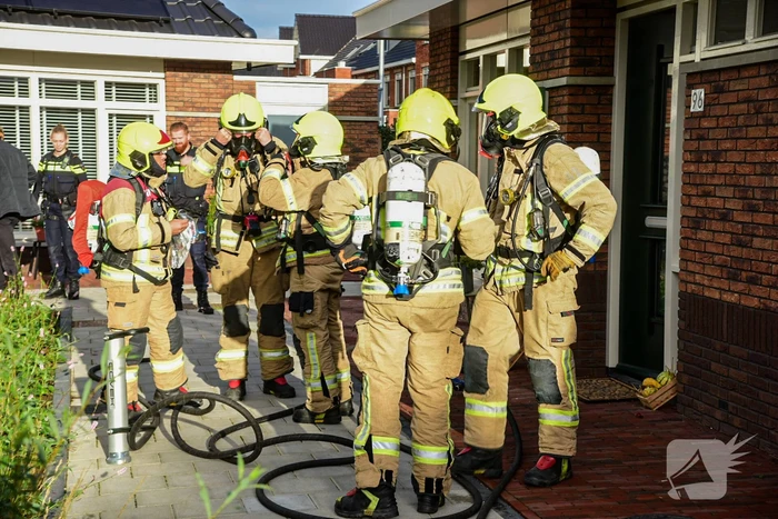 Veel rook door brand in warmtepomp
