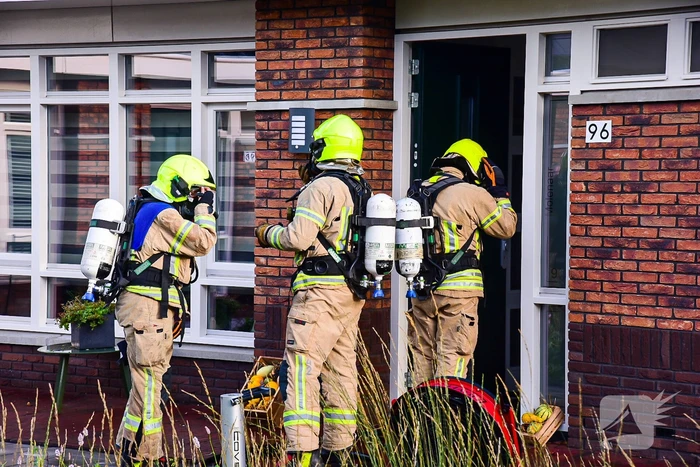 Veel rook door brand in warmtepomp