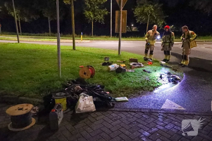 Bestuurder voorkomt dat bestelbus in brand vliegt