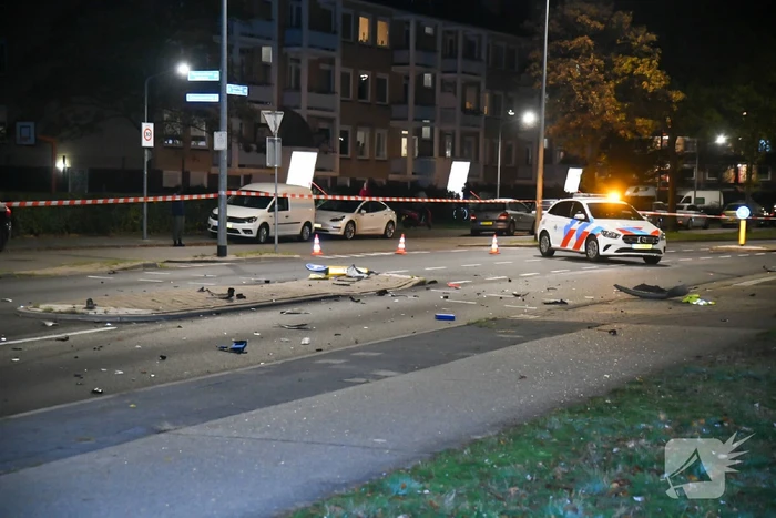 Politiewagen betrokken bij botsing