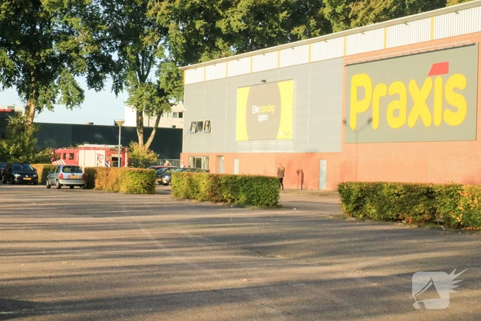 Brand in pand van Praxis bouwmarkt