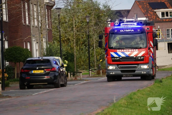 Brand in landbouwvoertuig