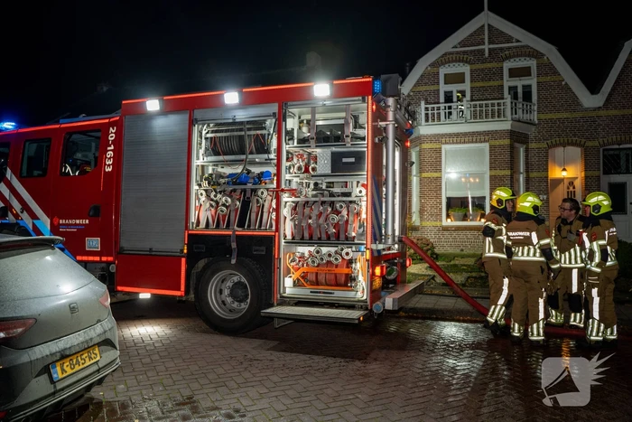 Verjaardagsfeest vroegtijdig gestopt door schoorsteenbrand