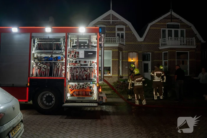 Verjaardagsfeest vroegtijdig gestopt door schoorsteenbrand