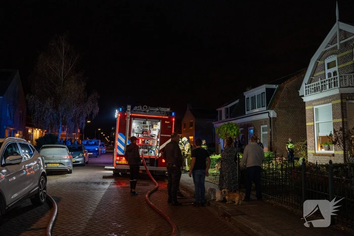 Verjaardagsfeest vroegtijdig gestopt door schoorsteenbrand
