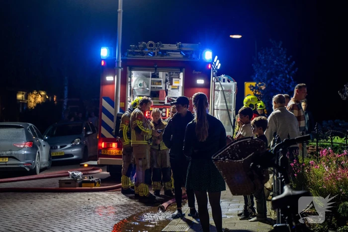 Verjaardagsfeest vroegtijdig gestopt door schoorsteenbrand