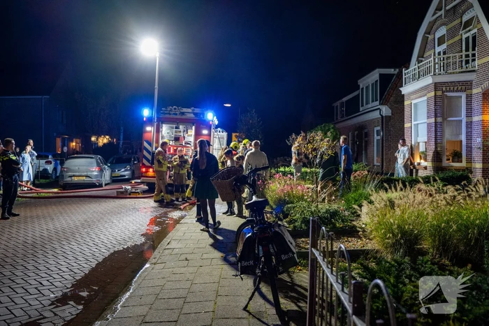 Verjaardagsfeest vroegtijdig gestopt door schoorsteenbrand
