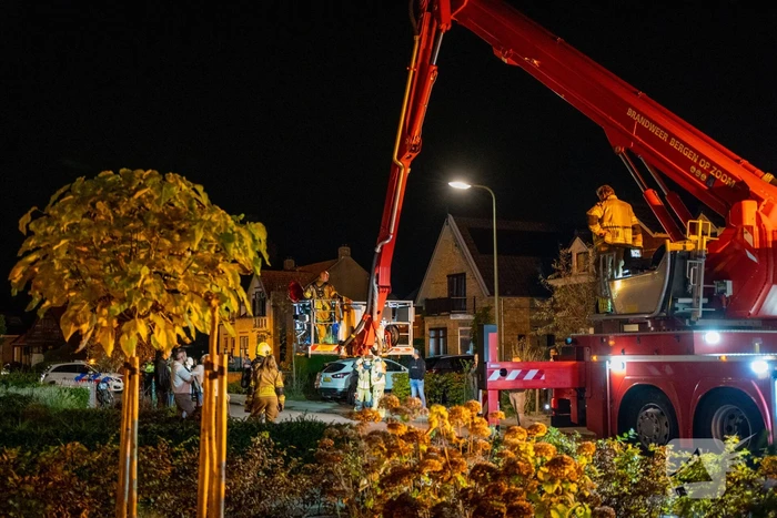 Verjaardagsfeest vroegtijdig gestopt door schoorsteenbrand