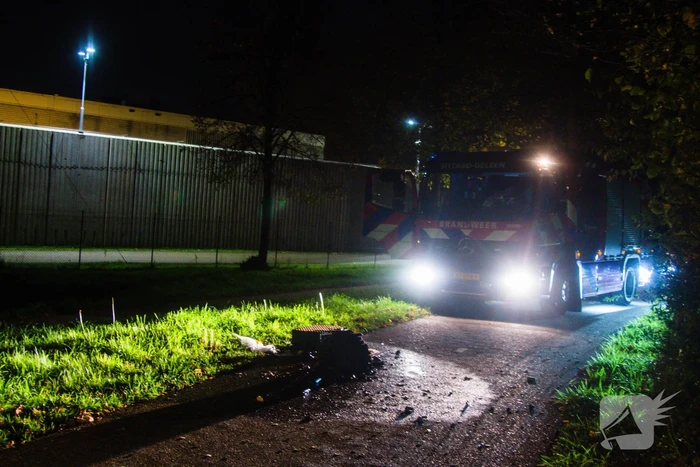 Vuurwerkshow naast gevangenis, brandweer ingezet