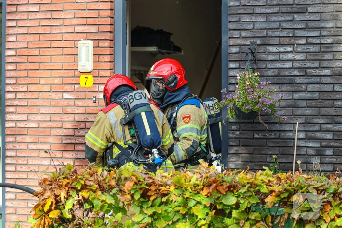 Brand in keuken van woning snel geblust