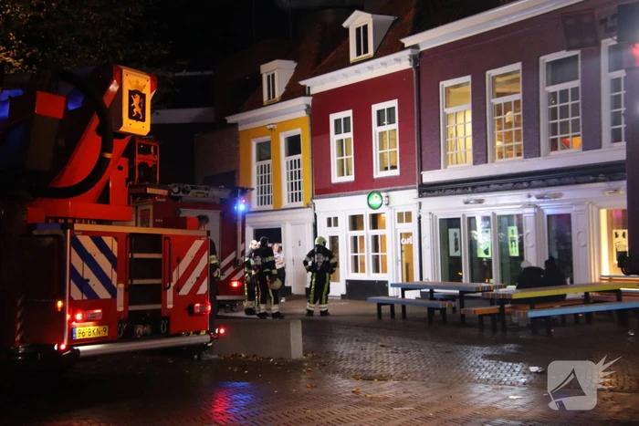 Pand geventileerd na brand