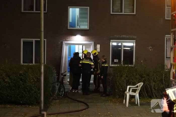 Bewoner gered na brand op tweede etage